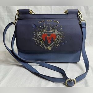 Loungefly Disney Snow White Just One Bite Purse Womens Blue Handbag